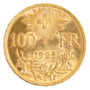 Goldvreneli 100 FR. 1925