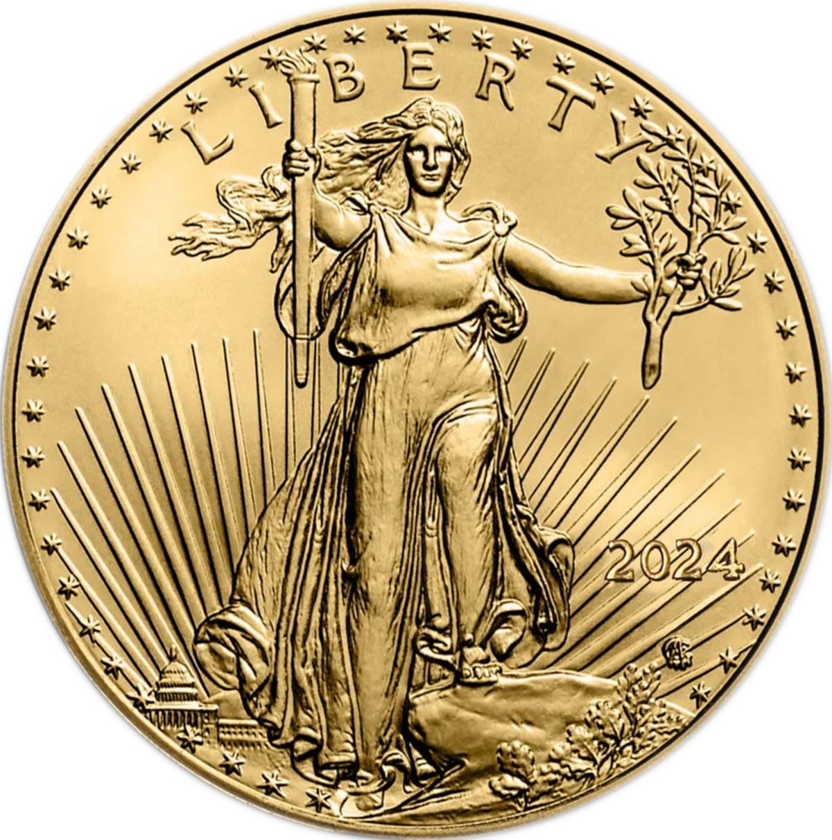 1 Unze Gold American Eagle 2025
