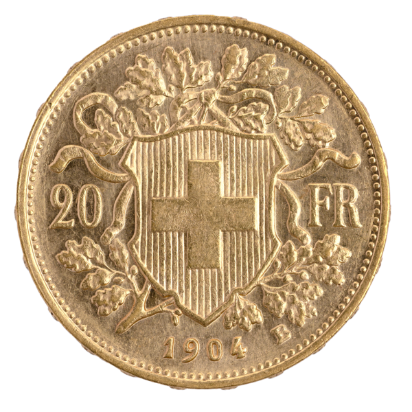 Goldvreneli 20 FR. 1904