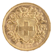 Goldvreneli 20 FR. 1907