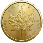 1 Unze Gold Maple Leaf - diverse Jahrgänge