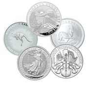 1 Unze Silbermünze - diverse Prägungen (Sonderangebot)
