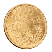 Goldvreneli 100 FR. 1925