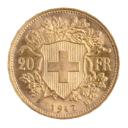 Goldvreneli 20 FR. 1947