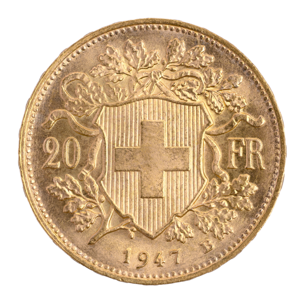 Goldvreneli 20 FR. 1947