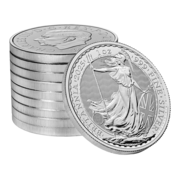 25x 1 Unze Silber Tube Britannia 2025