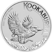 Silbermünze Kookaburra 1 Unze 2024