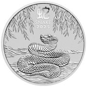 1 Kilogramm Silber Lunar III Schlange 2025