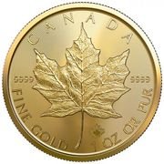 1 Unze Gold Maple Leaf 2023