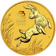 2 Unze Gold Lunar III Hase 2023