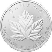 5 Unzen Silbermünze Grand Maple Leaf 2026 5 Unzen Silbermünze Grand Maple Leaf 2026