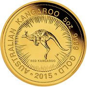 5 Unze Gold Känguru 2015