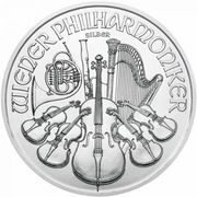 1 Unze Silber Wiener Philharmoniker - diverse Jahrgänge