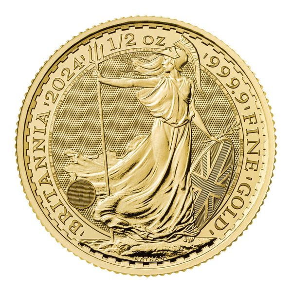 1/2 Unze Gold Britannia