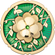 1 Unze Silbermünze Clover Evergreen (vergoldet)