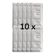 10 x 1000 Gramm Silberbarren