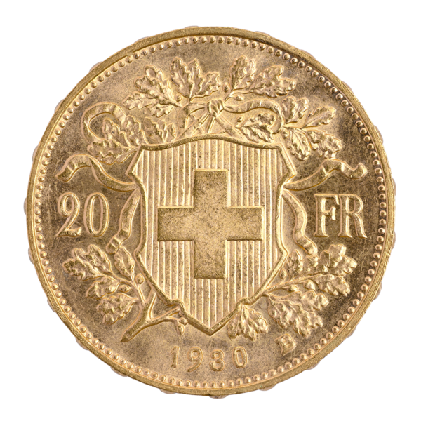 Goldvreneli 20 FR. 1930