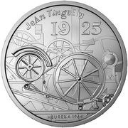 20 Fr. Silbermünze "Jean Tinguely" 2025, Normalprägung
