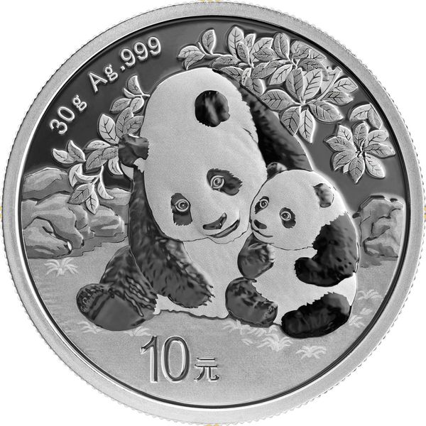 30 Gramm Silber China Panda 2024