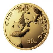 3 Gramm Gold China Panda 2023