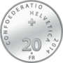 Silbermünze Jassen 20 CHF