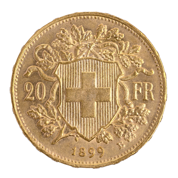 Goldvreneli 20 FR. 1899