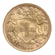 Goldvreneli 20 FR. 1935 LB