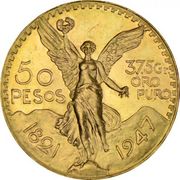 50 Pesos Mexico Centenario Gold