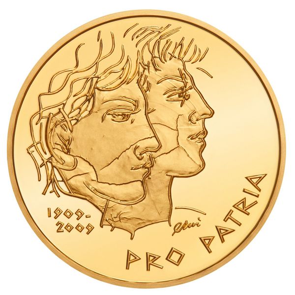 50 Fr.- Goldmünze «100 Jahre Pro Patria» 2009 PP