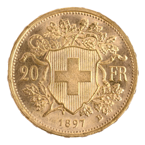 Goldvreneli 20 Franken 1897
