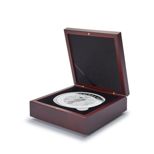 Etui 1 Kilogramm Silbermünzen (mit Ø 101)