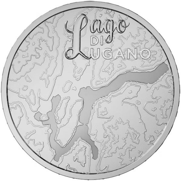 20 Fr. Silbermünze "Luganersee" 2025, NP