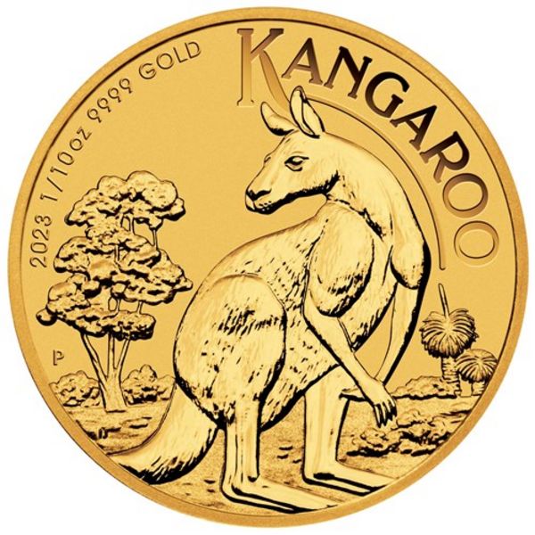 1/10 Unze Gold Känguru 2023