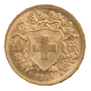 Goldvreneli 20 FR. 1914