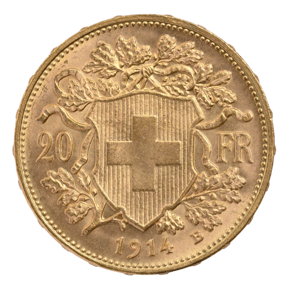Goldvreneli 20 FR. 1914