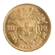 Goldvreneli 20 FR. 1922