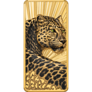 3 Unze Silbermünze Barre de Luxe - Leopard 3 Unze Silbermünze Barre de Luxe - Leopard