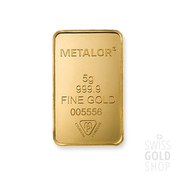 5 Gramm Goldbarren